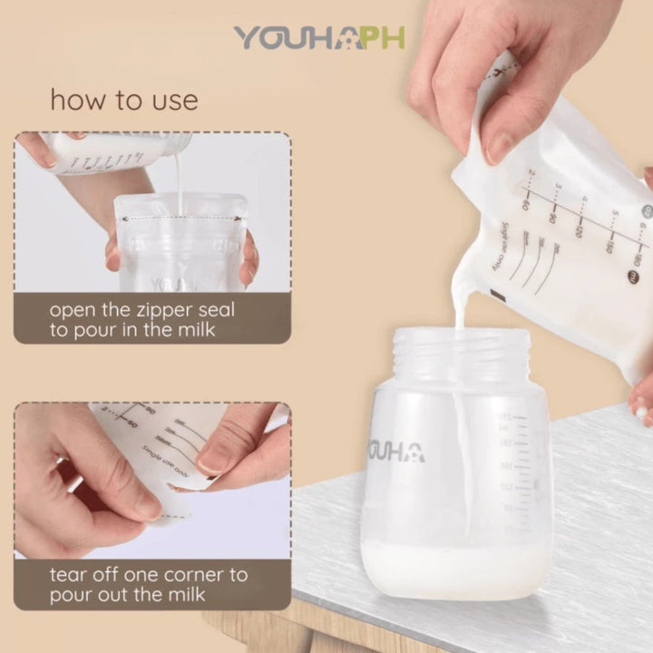 Youha Milk Storage Bag 60 Pieces
