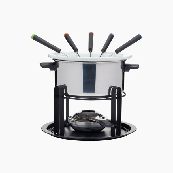 Kitchencraft Deluxe Fondue Set Silver