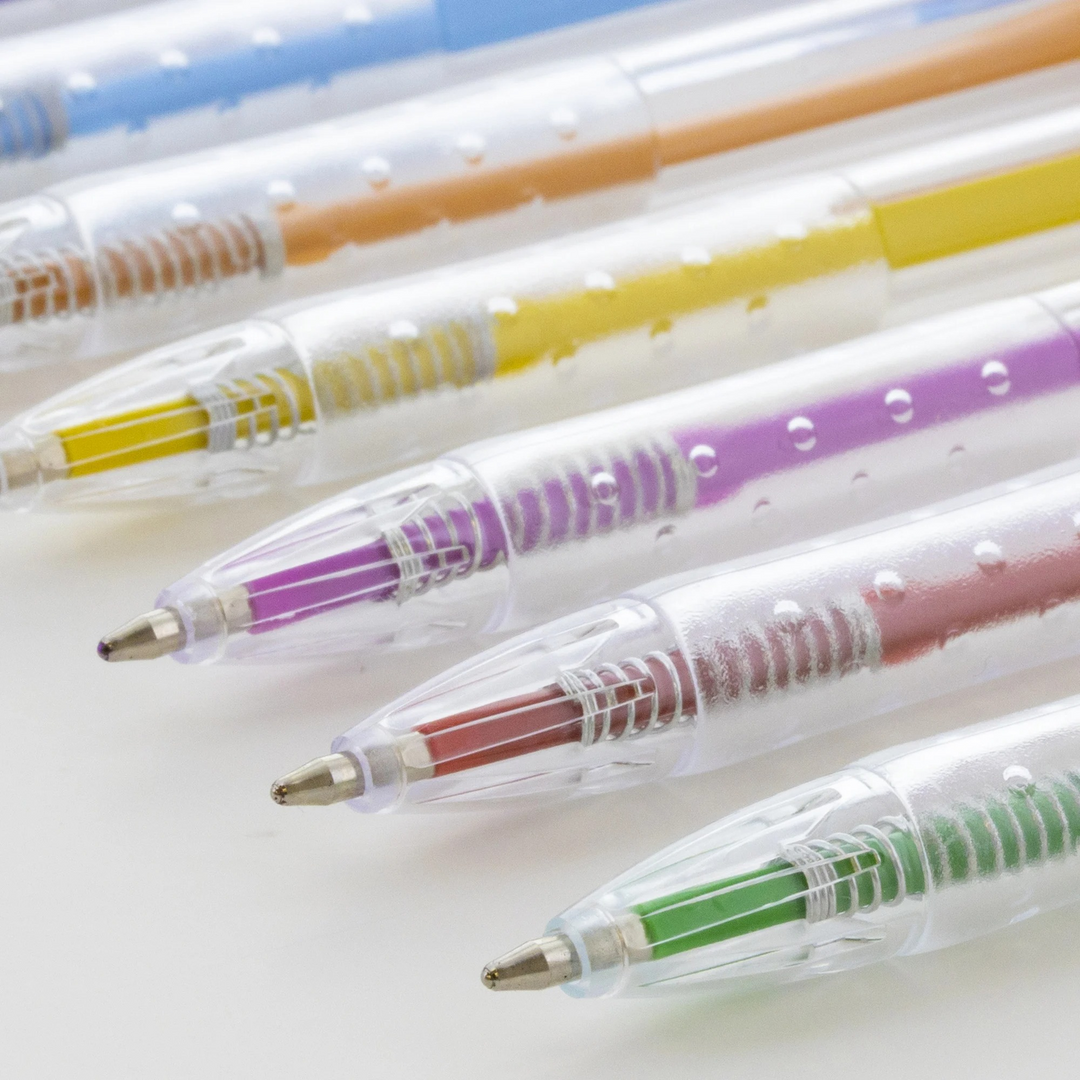 Bazic 10 Color Retractable Pen