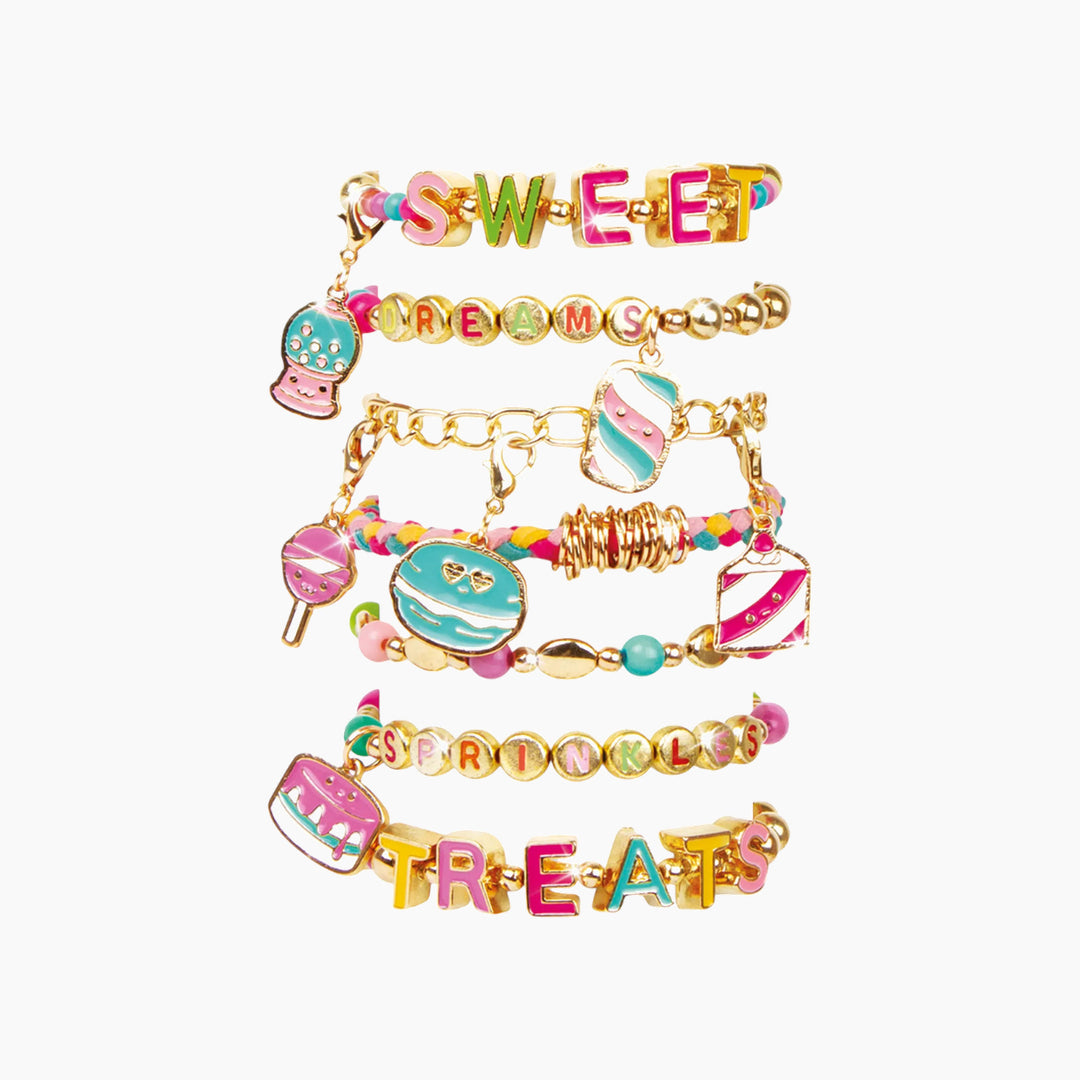 MAKE IT REAL Sweet Treats DIY Bracelet Kit-280 Pcs