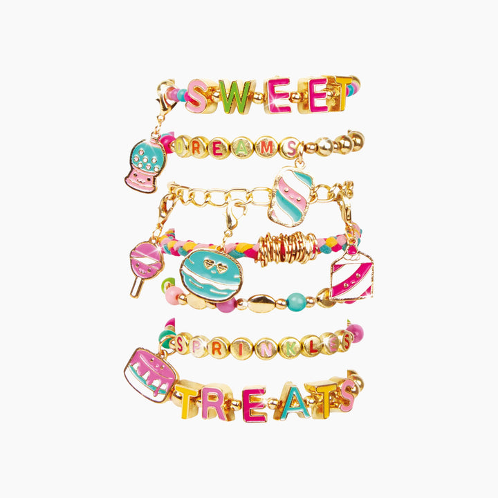 MAKE IT REAL Sweet Treats DIY Bracelet Kit-280 Pcs