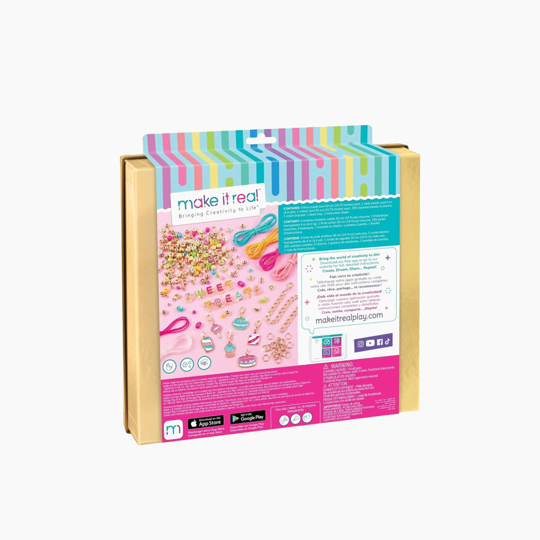 MAKE IT REAL Sweet Treats DIY Bracelet Kit-280 Pcs