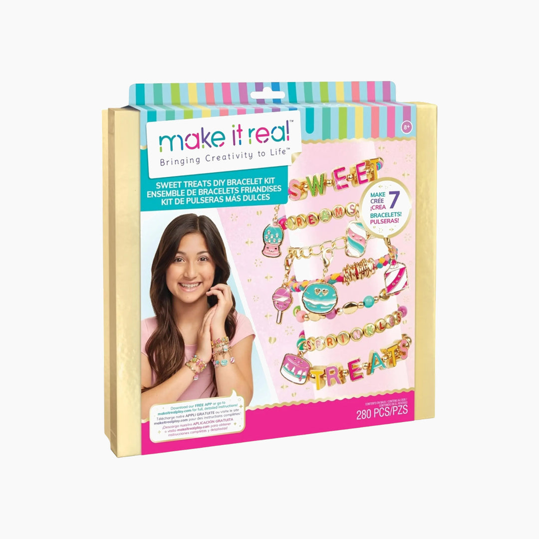 MAKE IT REAL Sweet Treats DIY Bracelet Kit-280 Pcs