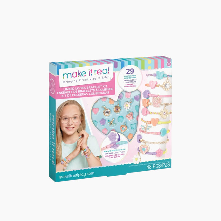 MAKE IT REAL Linked Looks Bracelet Kit- 48 Pcs