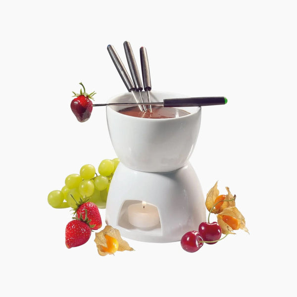 مجموعة فوندو الشوكولاتة الكلاسيكية من 6 قطع