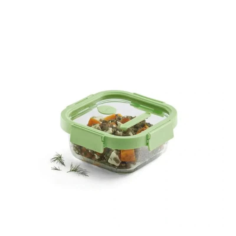 Lekue Leakproof Square Glass Container