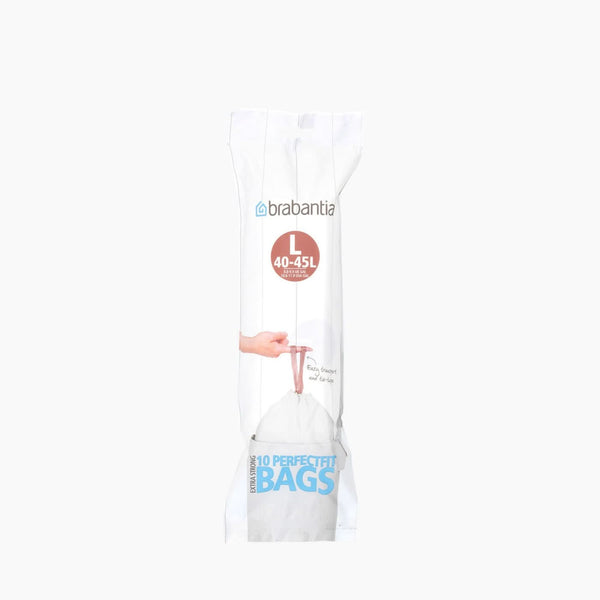 12 لفة من أكياس البلاستيك مقاس L (45 لترًا)