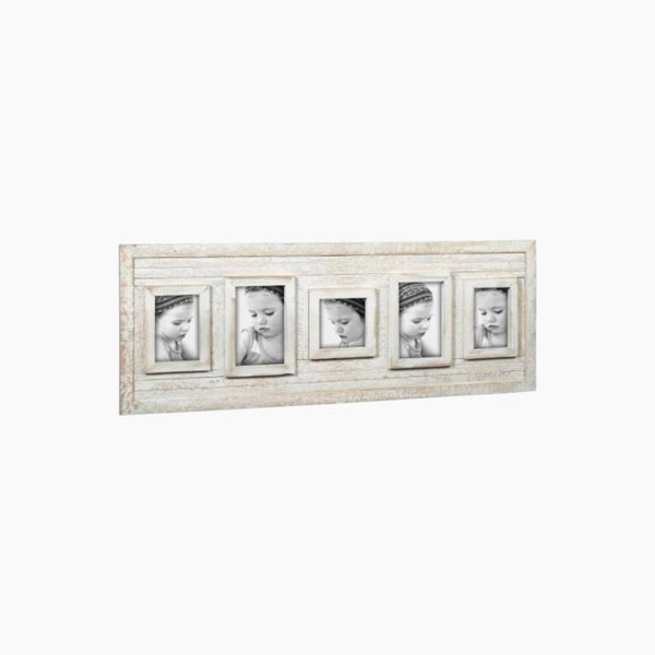 Mascagni Multi Picture Frame 80x29cm White