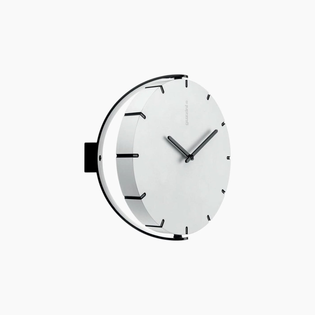 Guzzini Universal Clock minimalist white wall clock