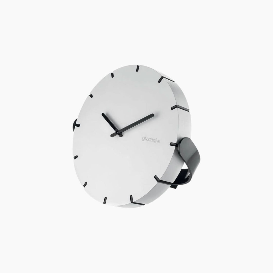 Guzzini Universal Clock minimalist white wall clock