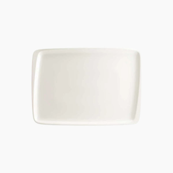 Bonna Moove Rectangular Plate Dia 23x16 cm White