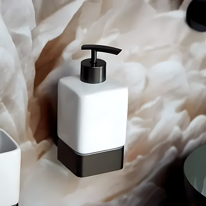 Wenko Montella rustproof liquid soap dispenser in anthracite
