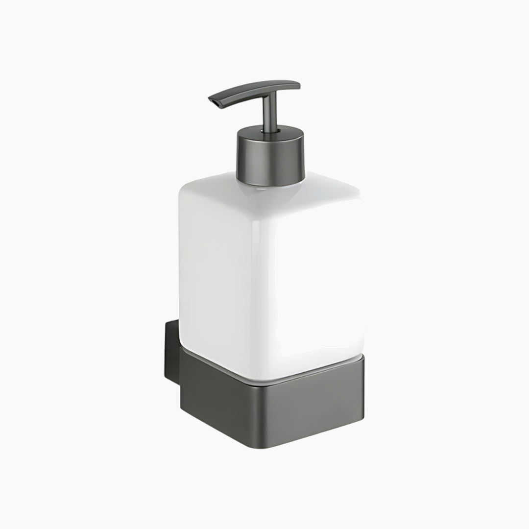 Wenko Montella rustproof liquid soap dispenser in anthracite