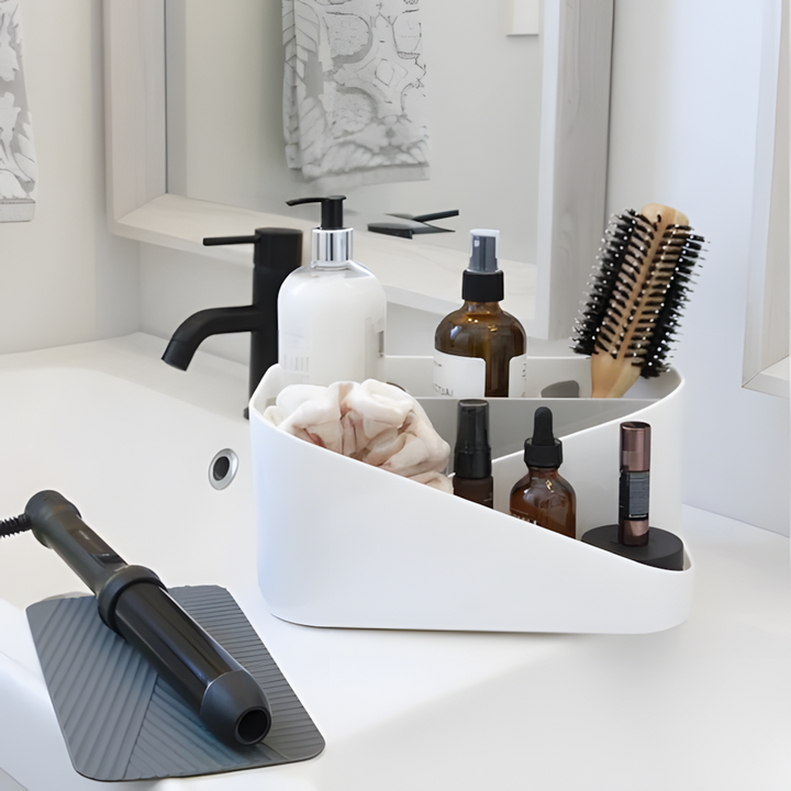 Umbra Glam hair tool organizer in white