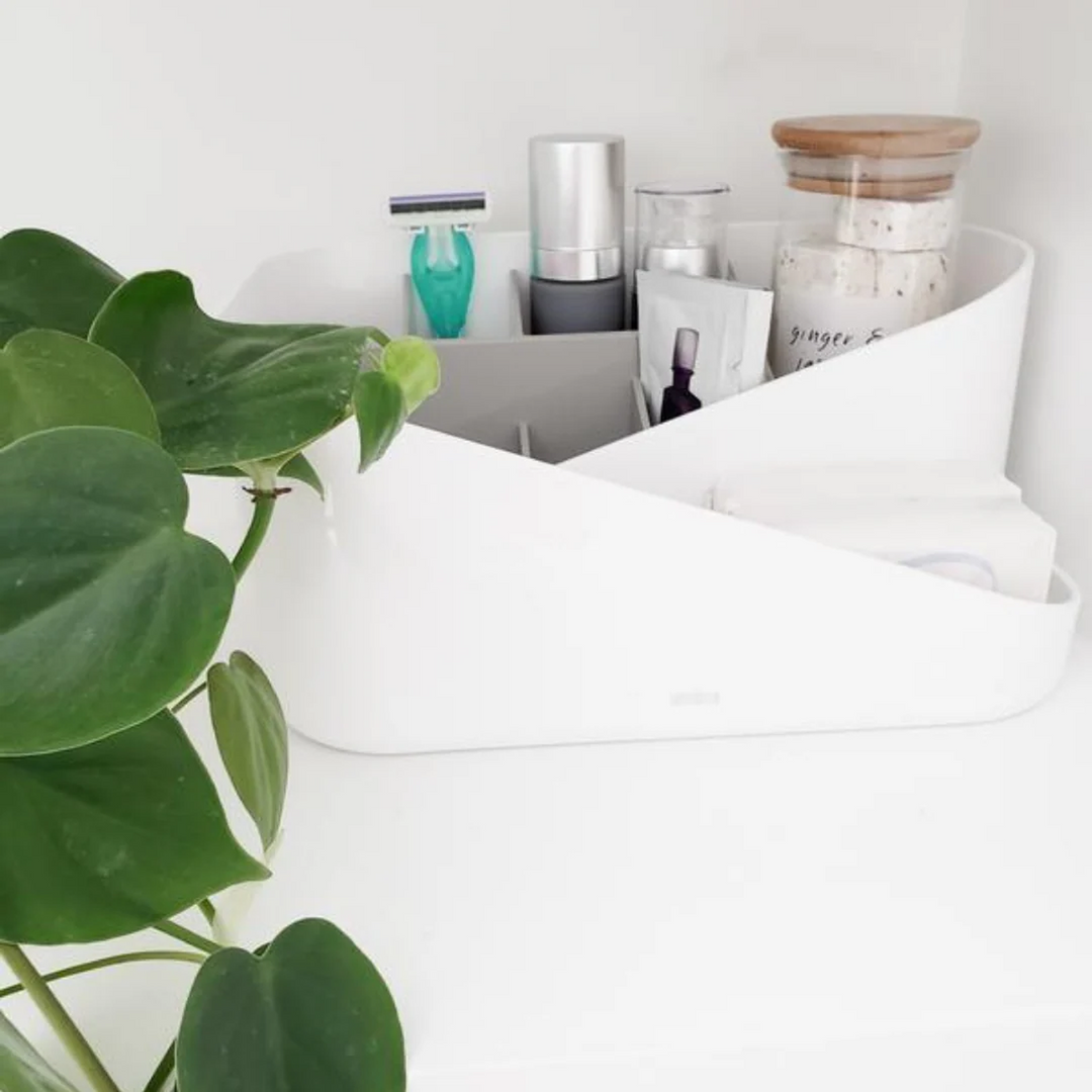 Umbra Glam hair tool organizer in white