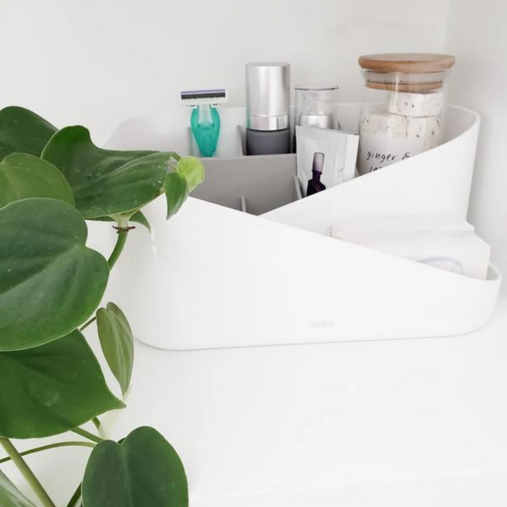 Umbra Glam hair tool organizer in white