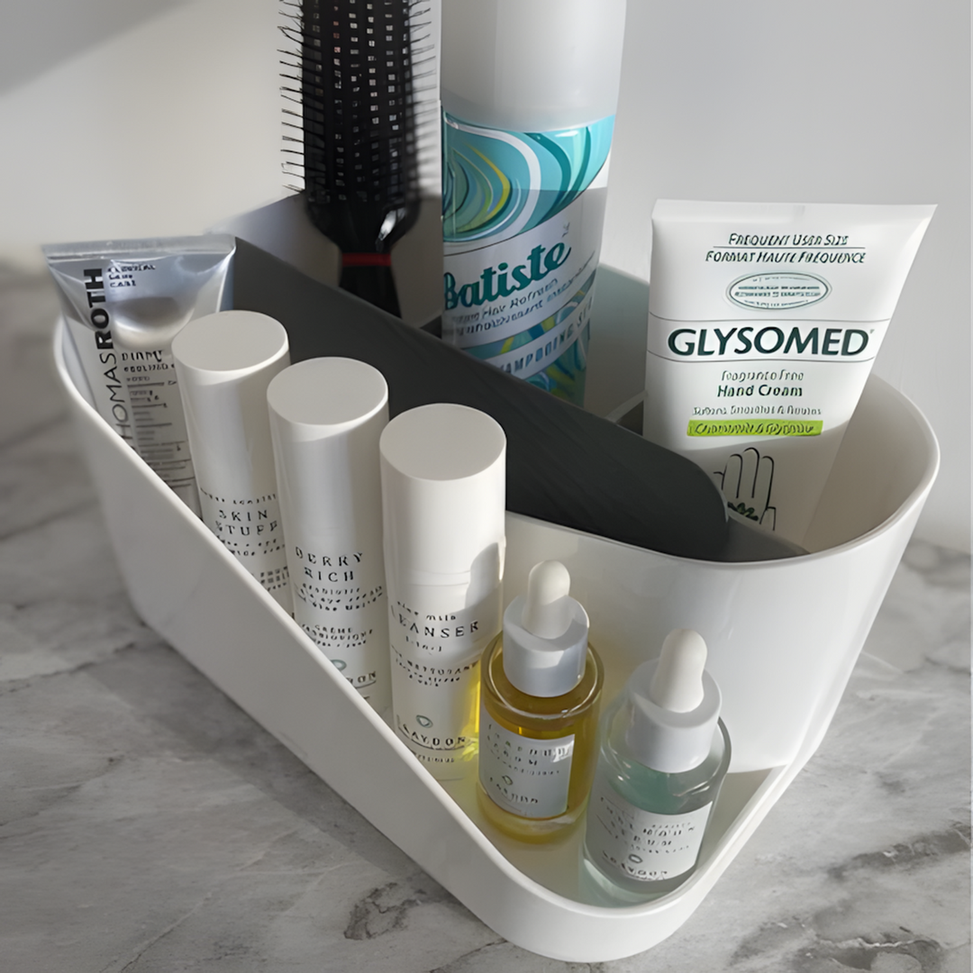 Umbra Glam hair tool organizer in white