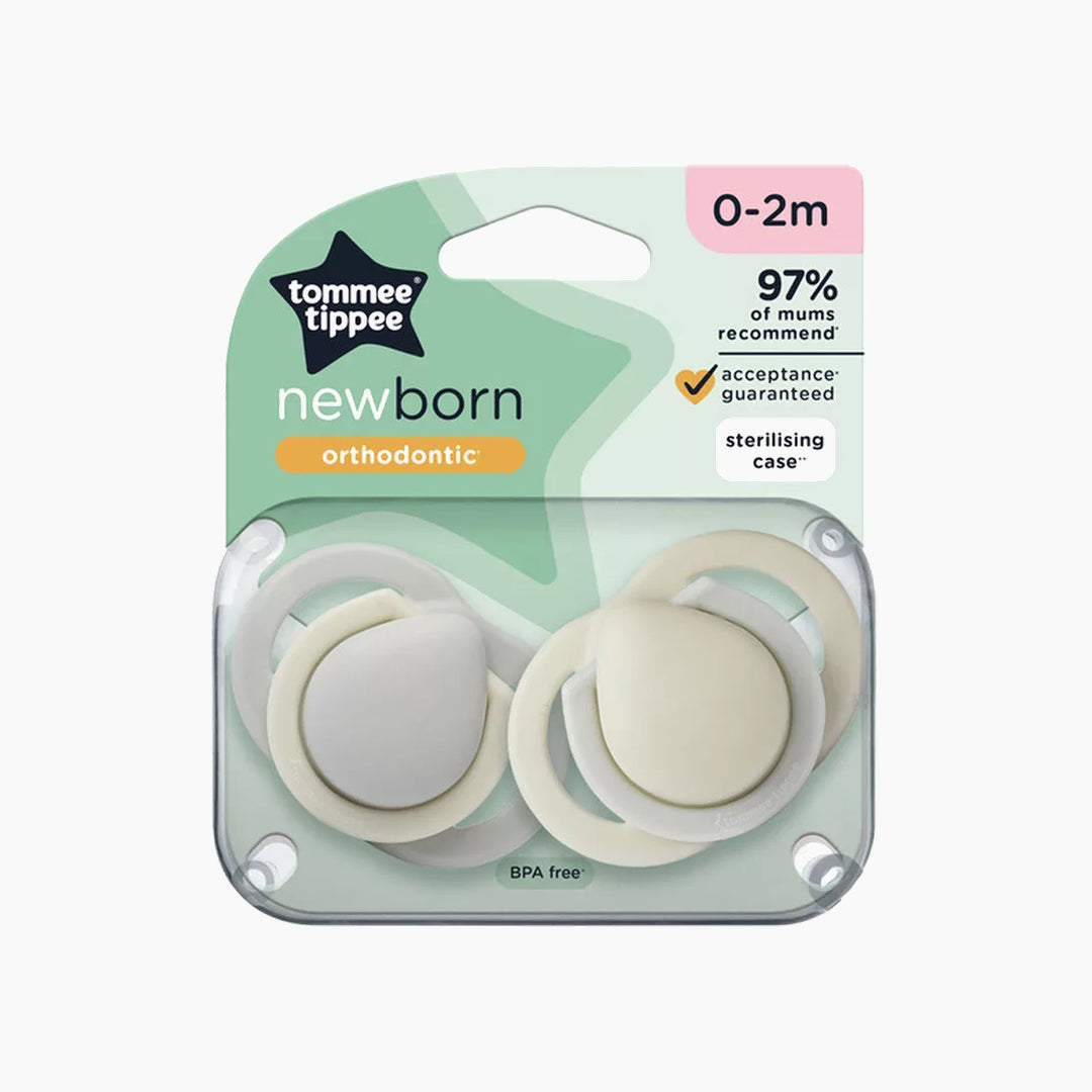 Tommee Tippee Closer To Nature newborn soother 0-2 months, 2 pack