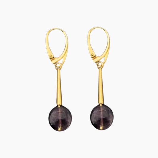 Nadia Dajani Gold Plated Roman Stick Earrings