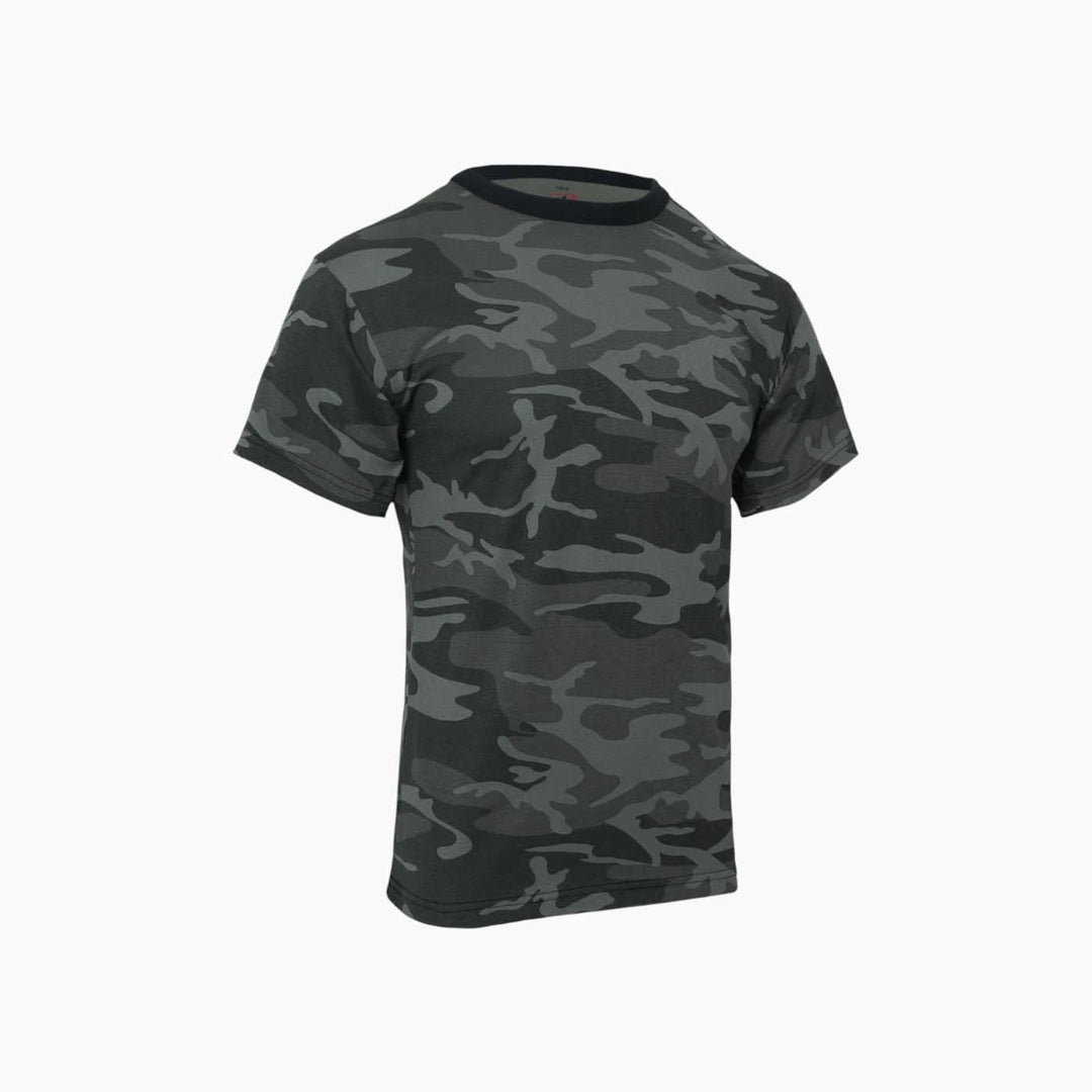 Rothco Black Camo T-Shirt - HUNA