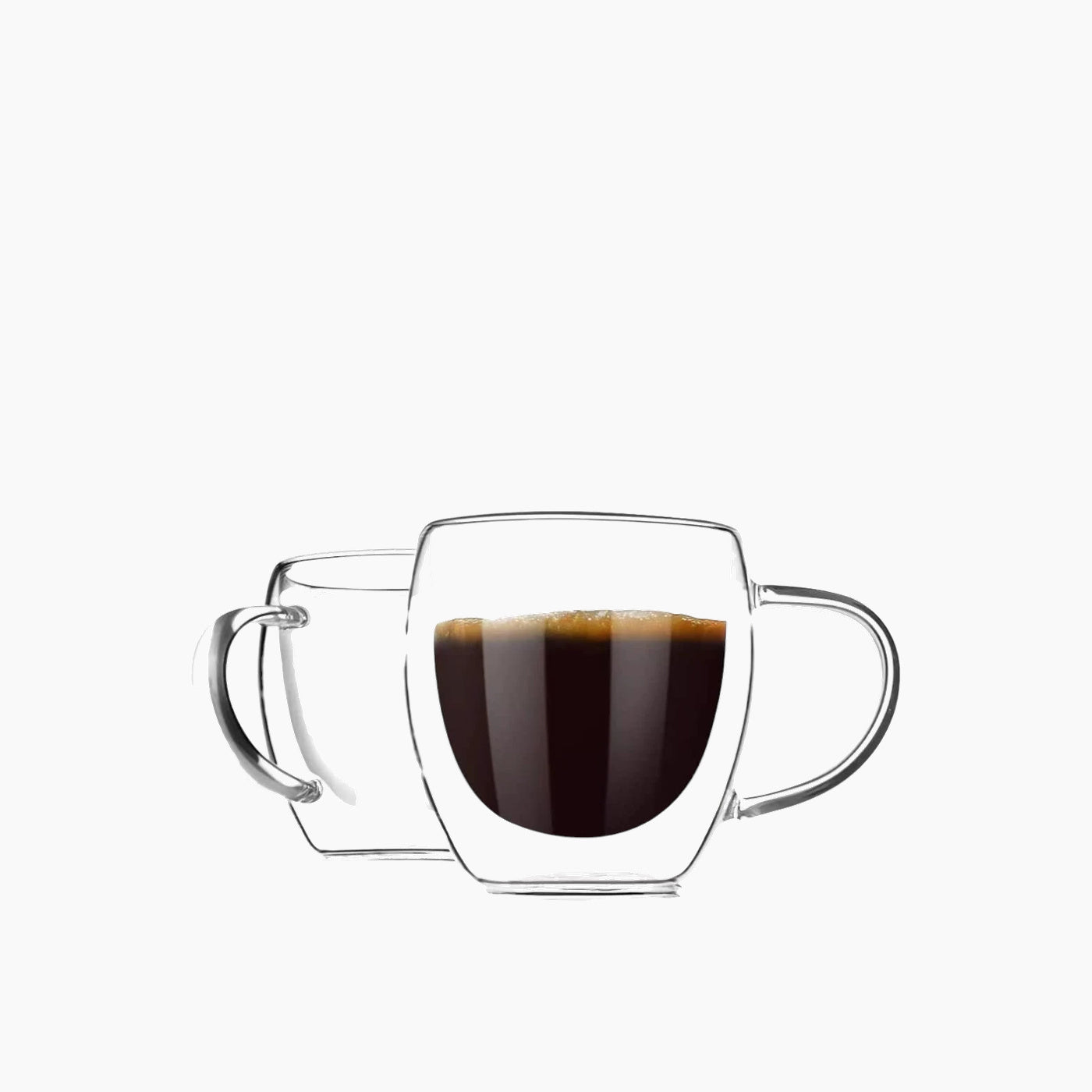 Delta Double Wall Glass With Handle Tumbler Delta Double Wall Glass With Handle Tumbler