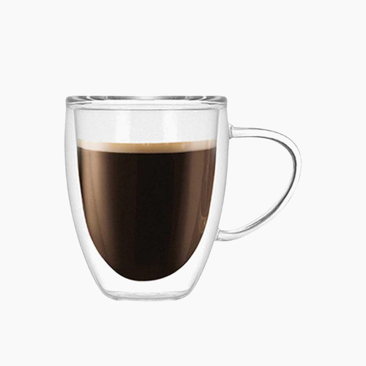 Delta Double Wall Glass With Handle Tumbler