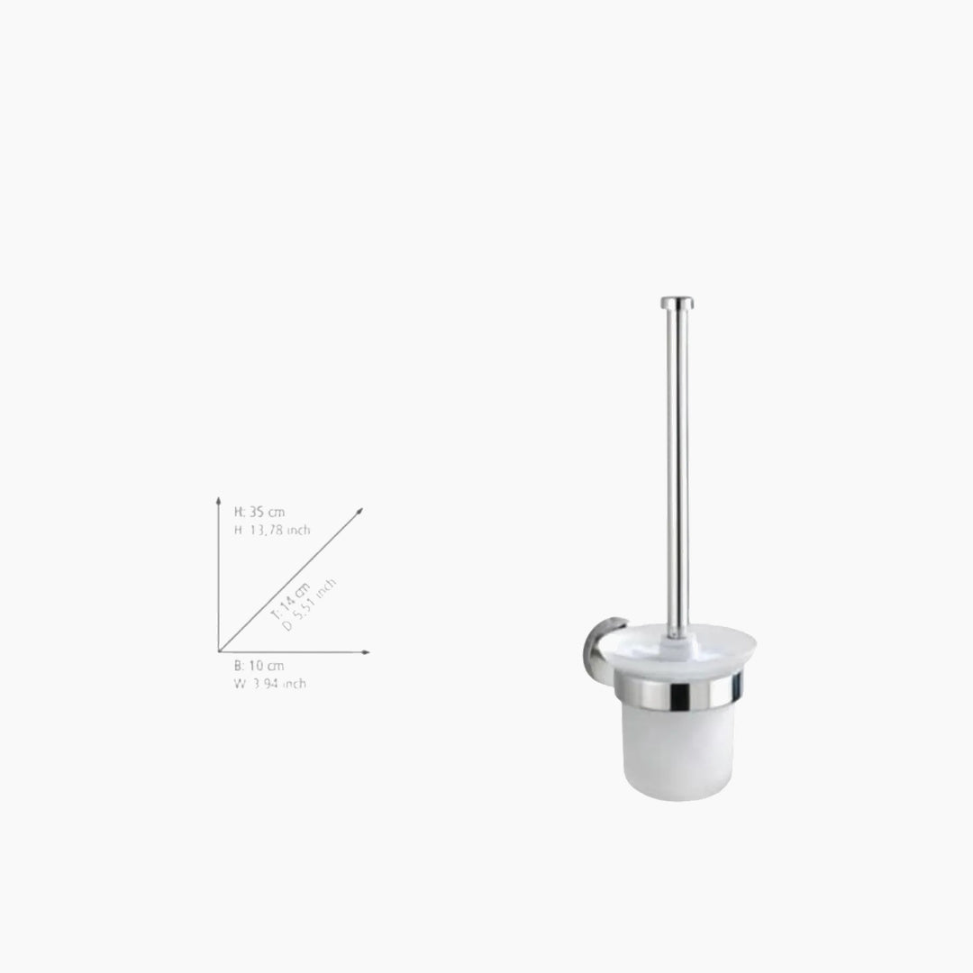 Wenko Bosio Shine Toilet Brush - Glass