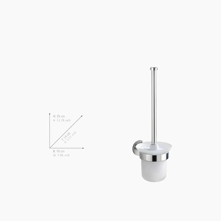 Wenko Bosio Shine Toilet Brush - Glass