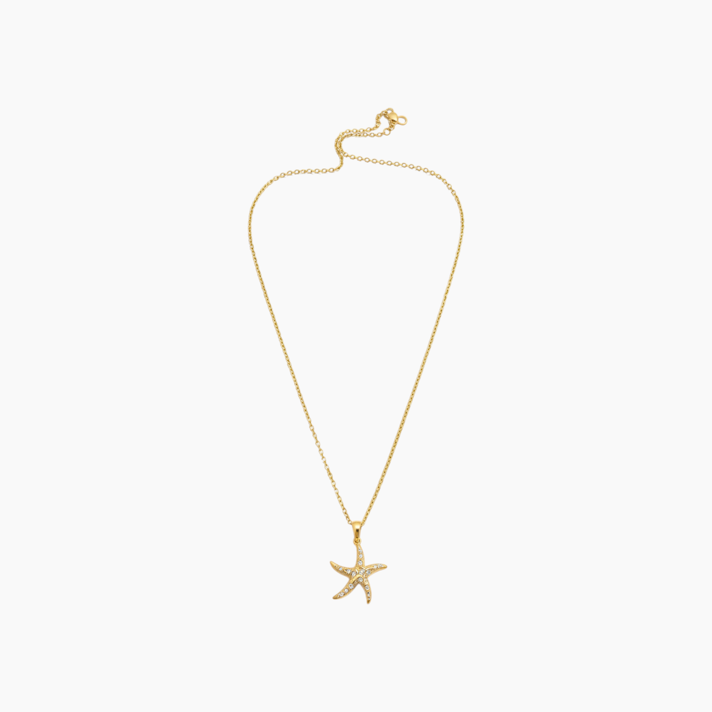Soul Jewelry Gold starfish pendant necklace