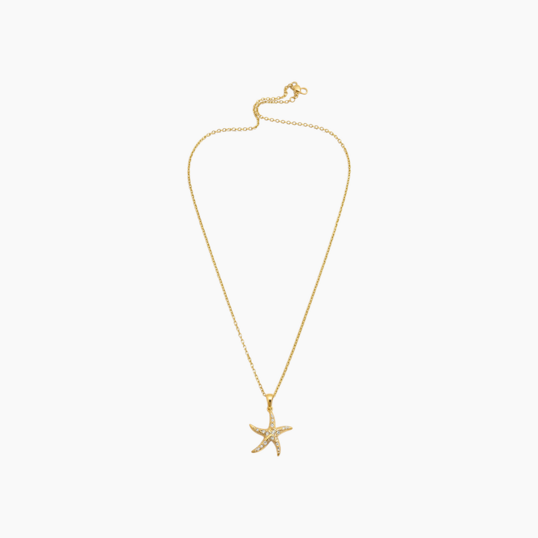 Soul Jewelry Gold starfish pendant necklace