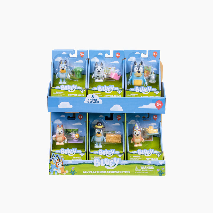 لعبة Toy Story Starter S14 مع مجسمات وإكسسوارات، 12 قطعة في صندوق عرض