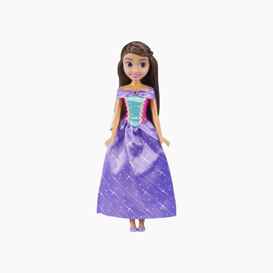 Zuru Sparkle Girlz 18 inch brown hair princess doll