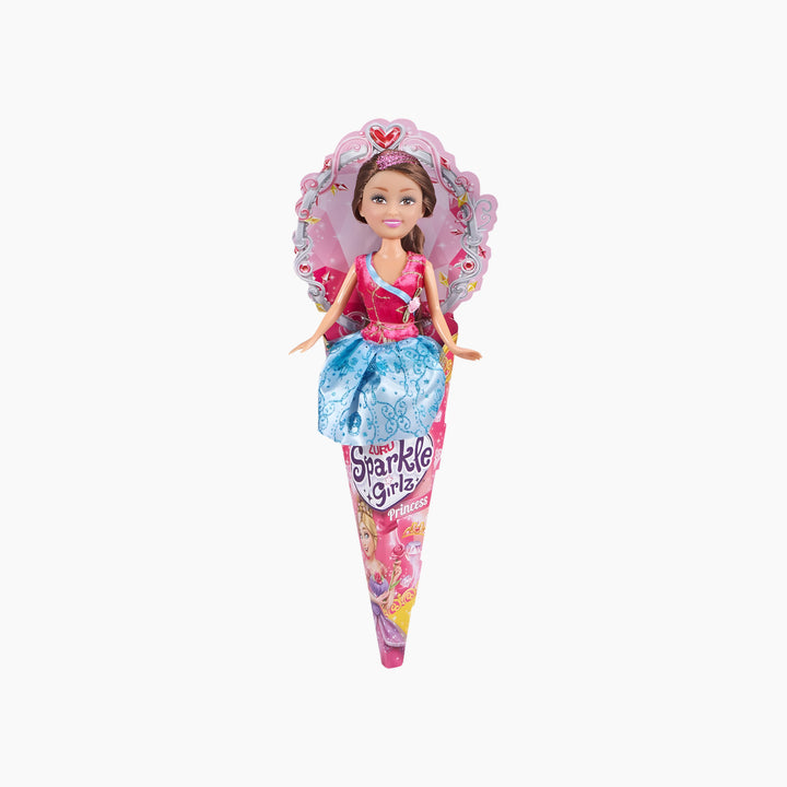 Zuru Sparkle Girlz princess doll in a cone