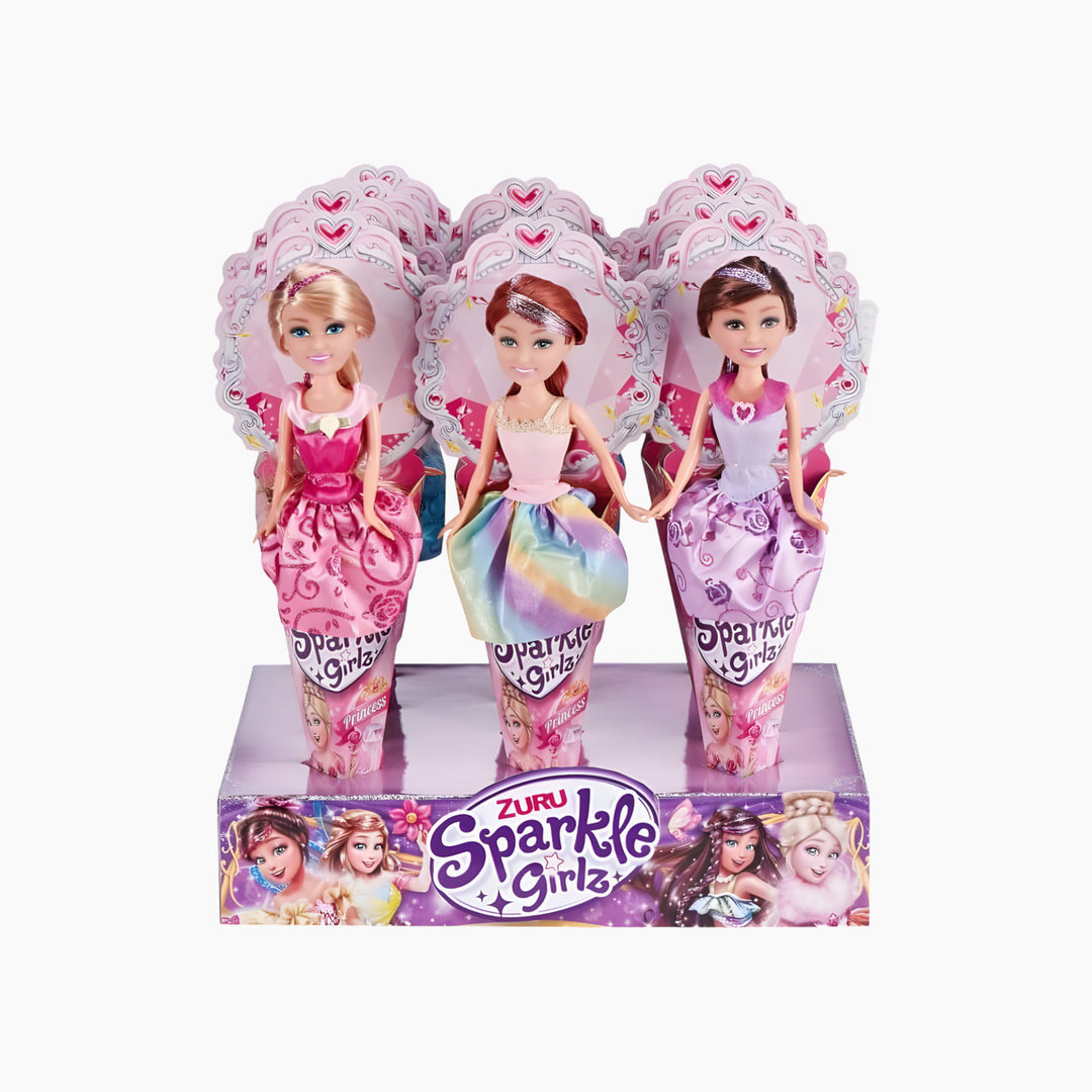 Zuru Sparkle Girlz princess doll in a cone