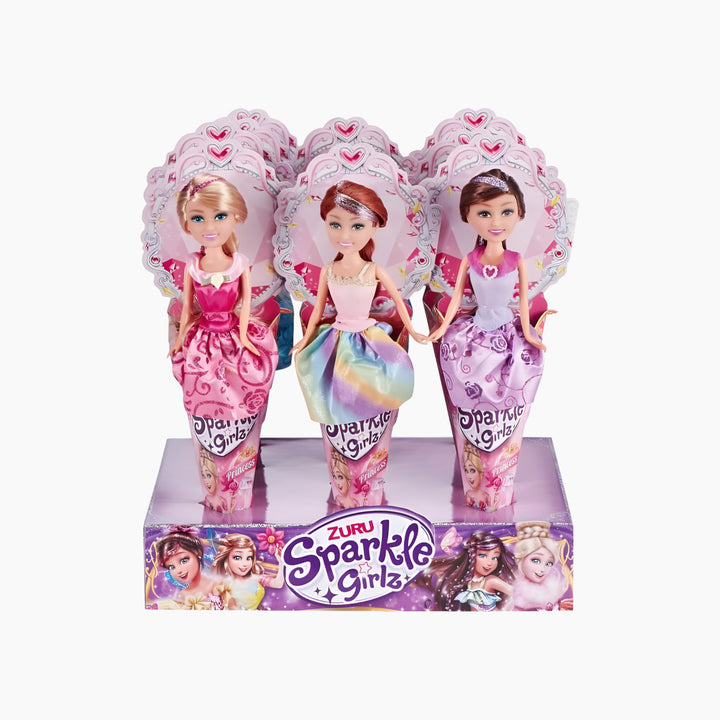 Zuru Sparkle Girlz princess doll in a cone