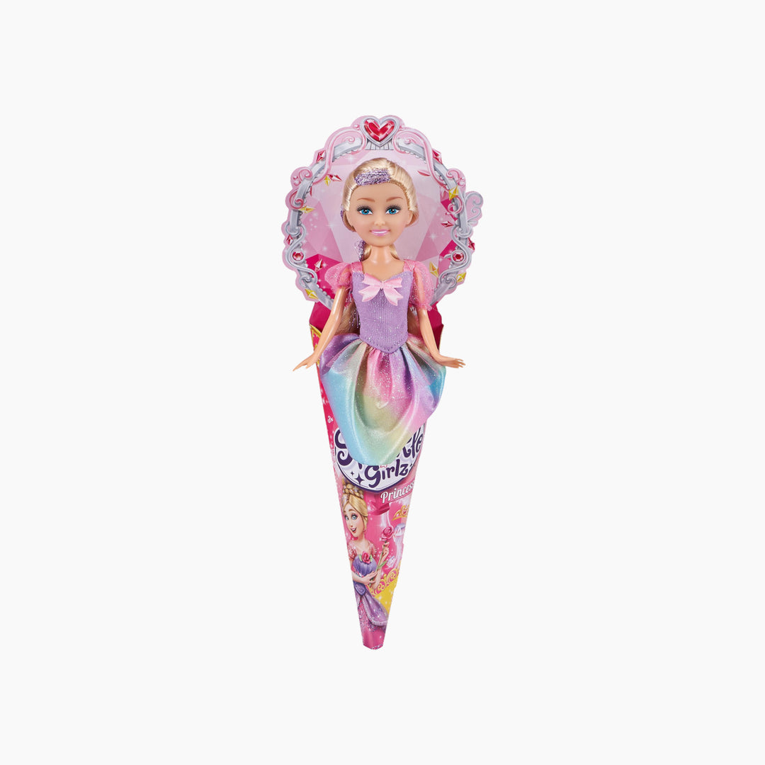 Zuru Sparkle Girlz princess doll in a cone