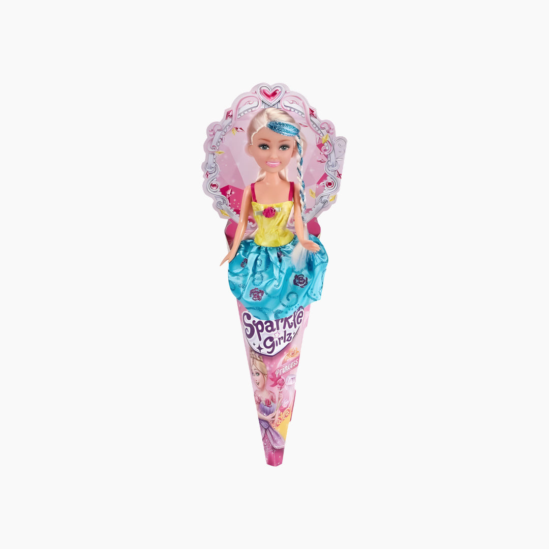 Zuru Sparkle Girlz princess doll in a cone