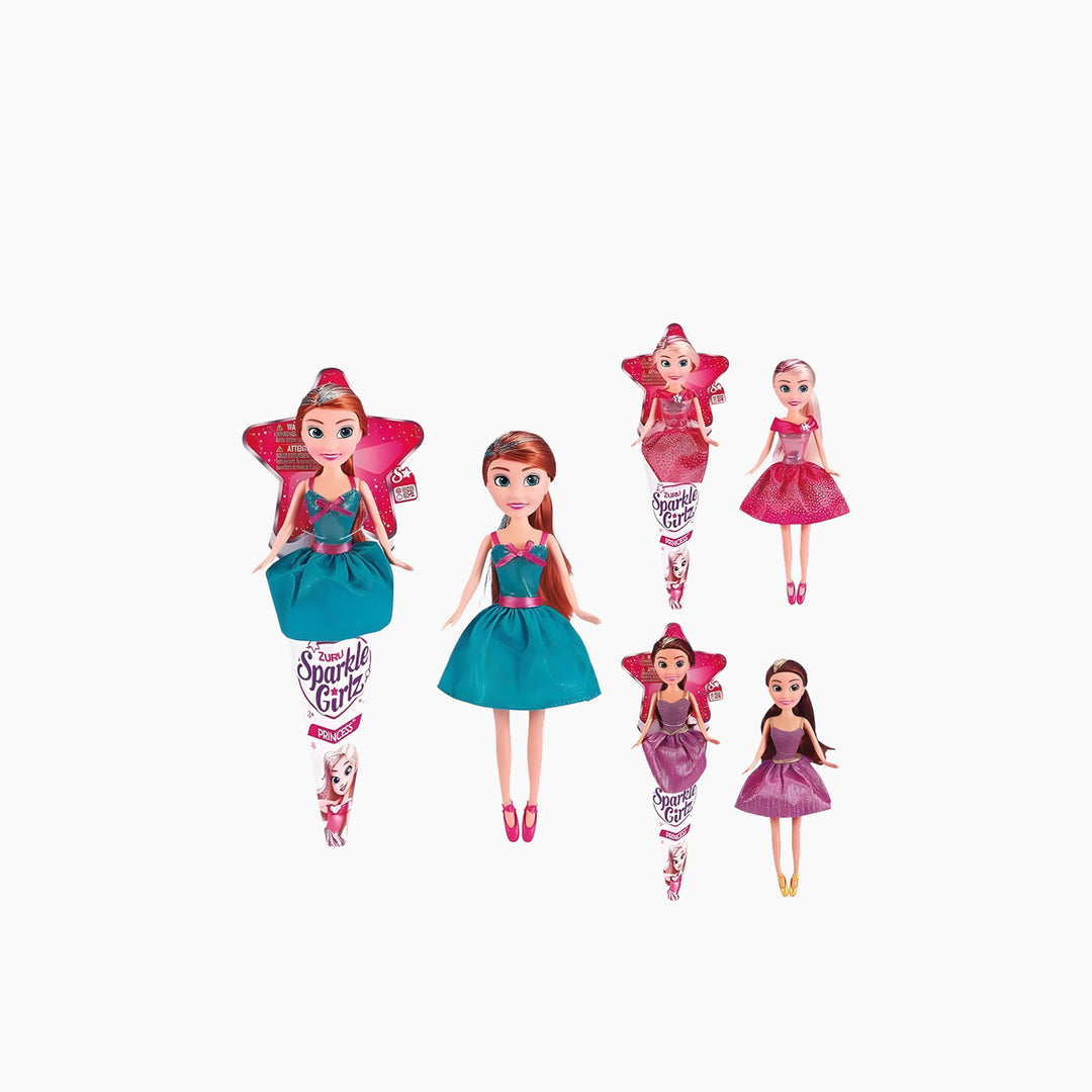 Zuru Sparkle Girlz princess doll in a cone