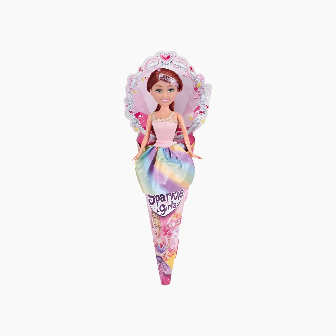 Zuru Sparkle Girlz princess doll in a cone