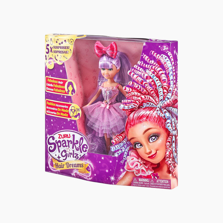 Zuru Sparkle Girlz Hair Dreams Ballerina Doll with colorful hair and sparkle outfit