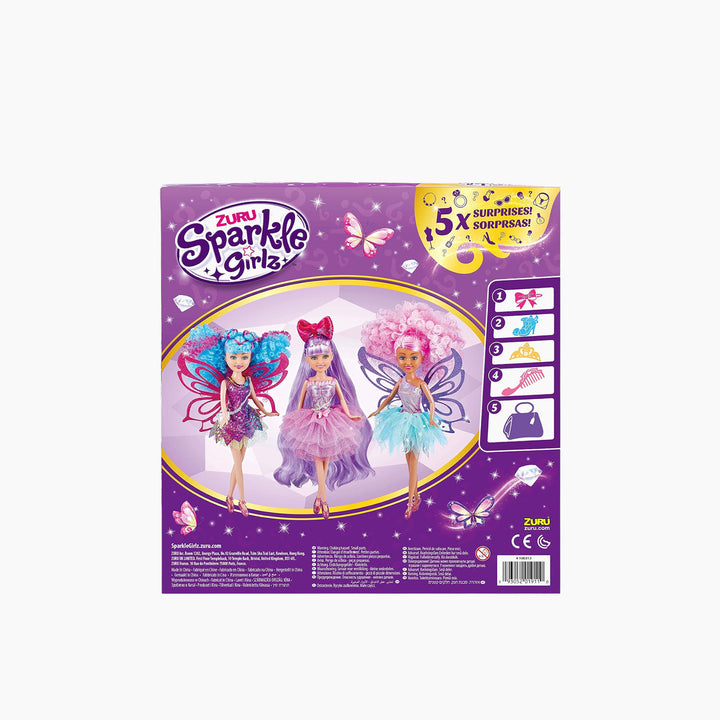 Zuru Sparkle Girlz Hair Dreams Ballerina Doll with colorful hair and sparkle outfit