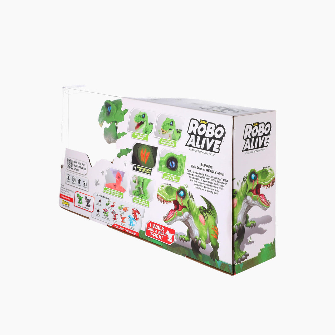 Zuru Robo Alive Attacking T-Rex toy with lifelike movement and sound