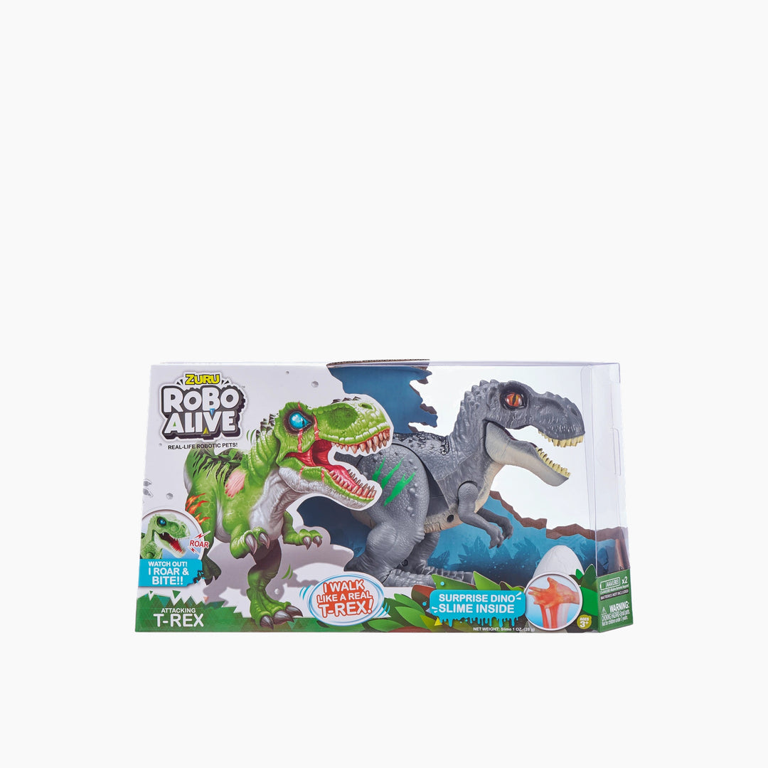 Zuru Robo Alive Attacking T-Rex toy with lifelike movement and sound