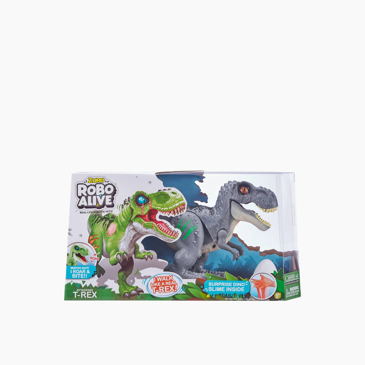 Zuru Robo Alive Attacking T-Rex toy with lifelike movement and sound