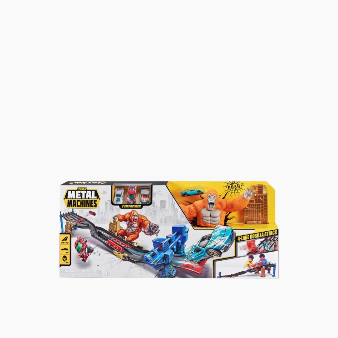 Zuru Metal Machines Gorilla Attack track set with one die-cast car