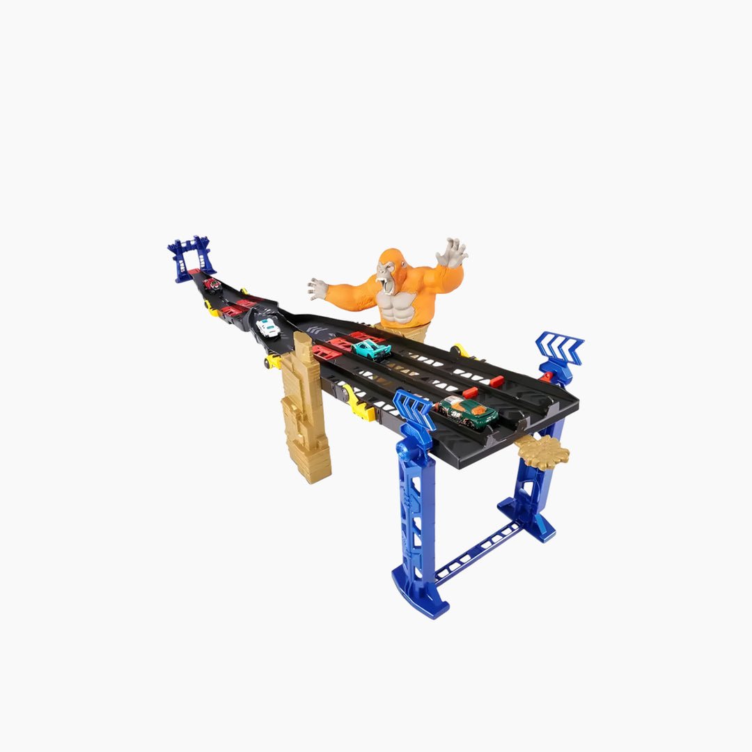 Zuru Metal Machines Gorilla Attack track set with one die-cast car