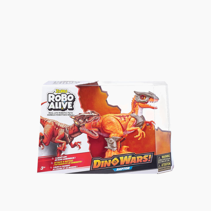 Zuru Robo Alive Dino Wars Raptor toy with robotic movement and roars
