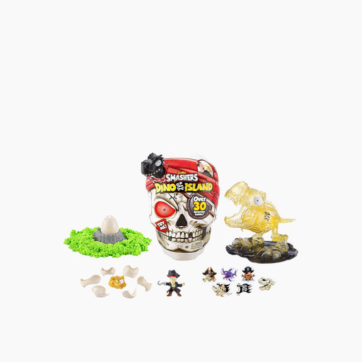 Zuru Smashers Giant Skull Dino Island S1 toy playset with over 30 surprises