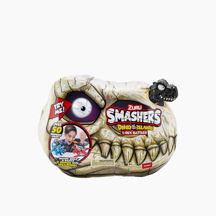 Zuru Smashers Dino Island T-Rex Battle Playset with over 50 surprises