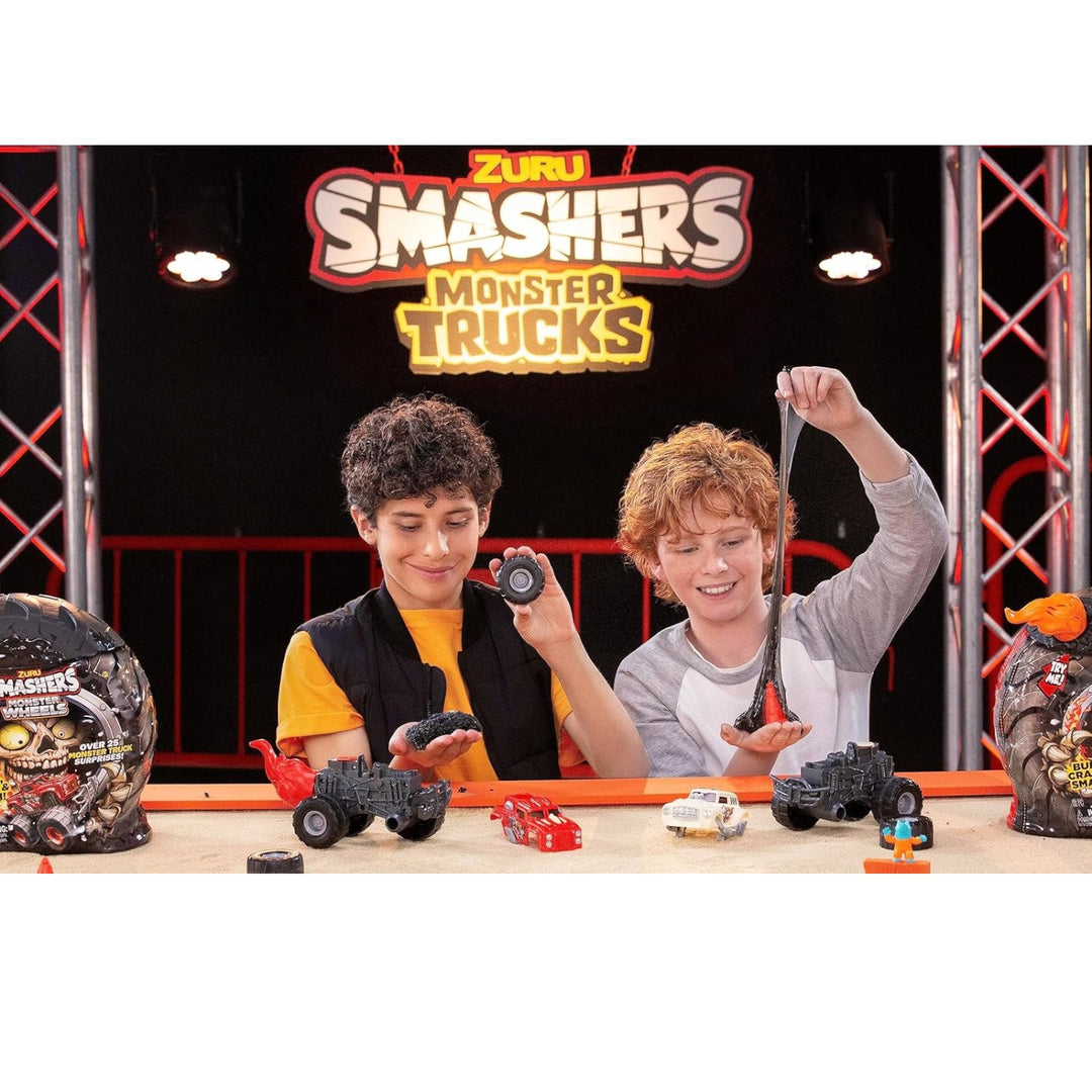 Zuru Smashers Monster Truck Surprise Series 1 playset with 25 surprises